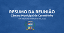 Resumo da 19.ª reunião ordinária de 2025