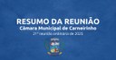 Resumo da 21.ª reunião ordinária de 2025